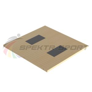 Купить Помост тяжелоатлетический 3х3х0,1м, рез. амортизаторы 1х0,5х0,04м в Ужуре 