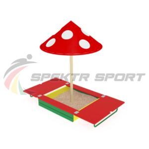 Купить Песочница с крышкой и грибком ИО 512 в Ужуре 