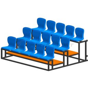 Купить Трибуна мобильная 3 ряда сиденья пластиковые на 15 мест в Ужуре 