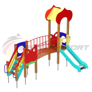 Купить Детский игровой комплекс Полянка ДИК 1603 в Ужуре 